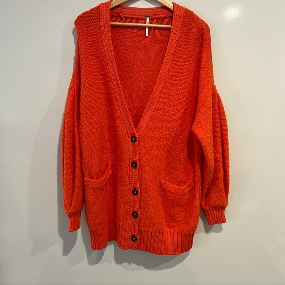 Free People Snow Drop Oversized Cardigan Sweater - Picture 5 of 12